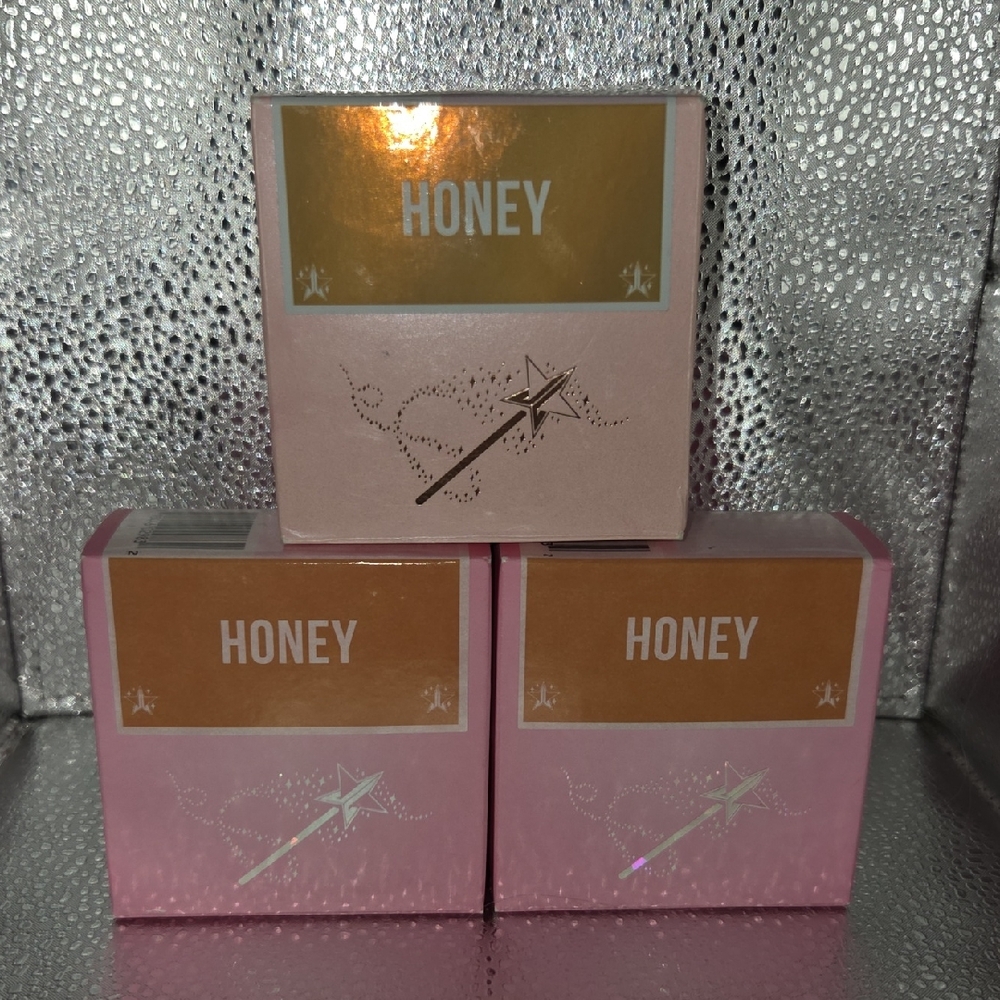 Jeffree Star Honey Foundation Trio - Pink & Gold Packaging Just 1...